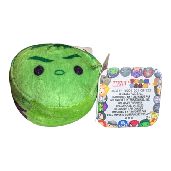 Disney Marvel Hulk Tsum Tsum 2-3 Inch Mini Plush NWT - Picture 4 of 5